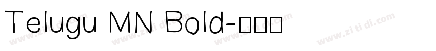 Telugu MN Bold字体转换